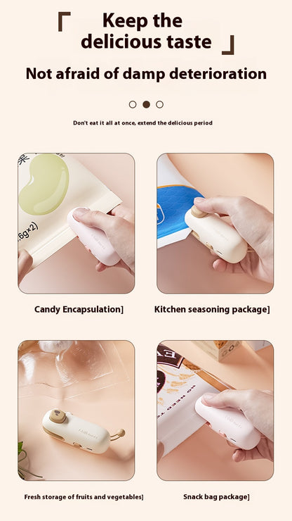 Usb Bag Sealer Portable Rechargeable Mini
