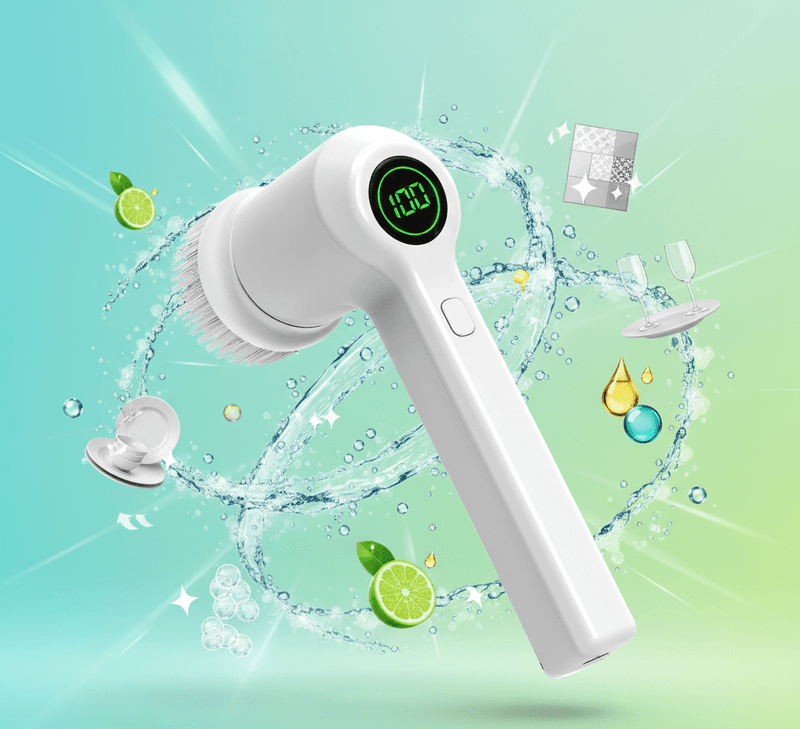 PureSpin Electric Handheld Scrubber Product Description