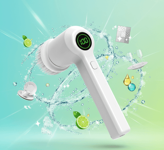 PureSpin Electric Handheld Scrubber Product Description