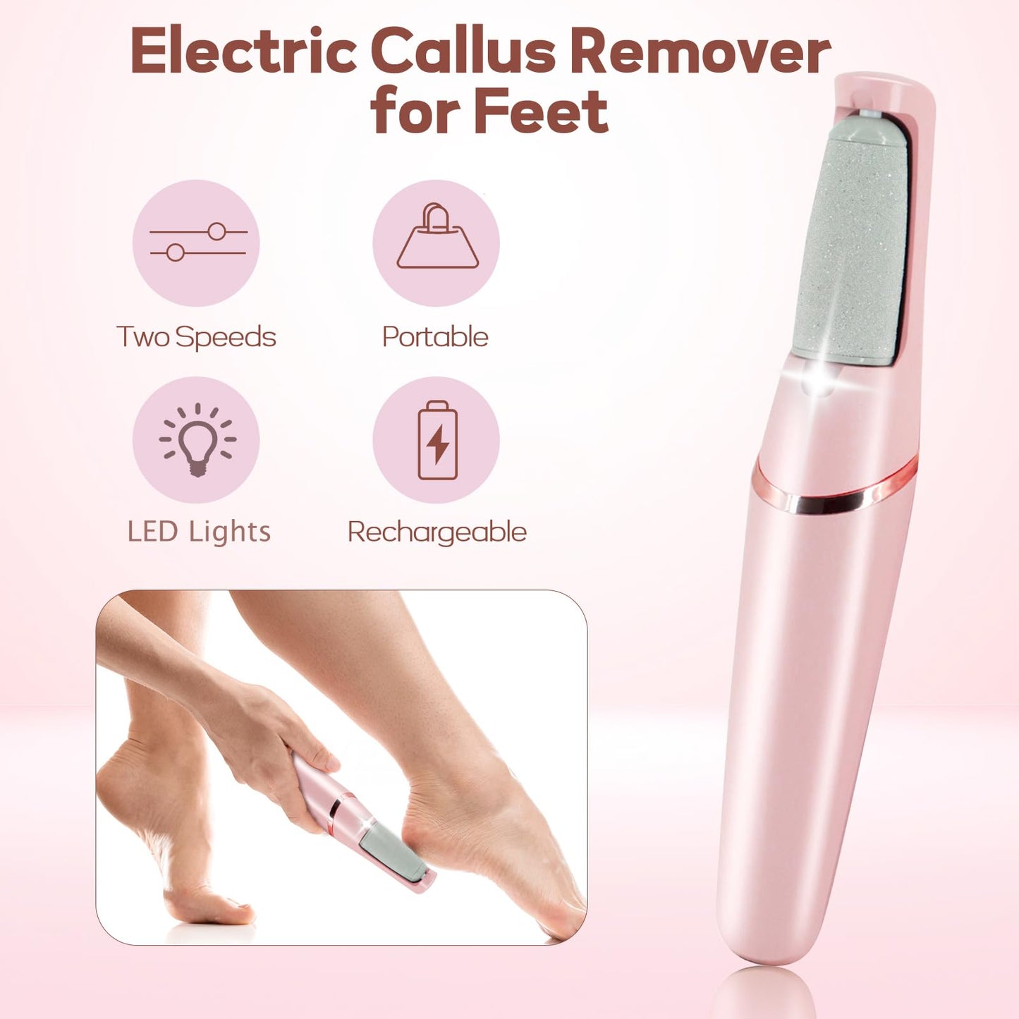 Electric Pedicure Foot File Callus Remover