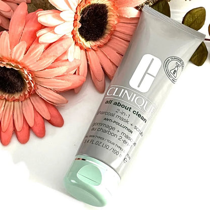 Clinique - All About Clean 2-in-1 Charcoal Mask + Scrub
