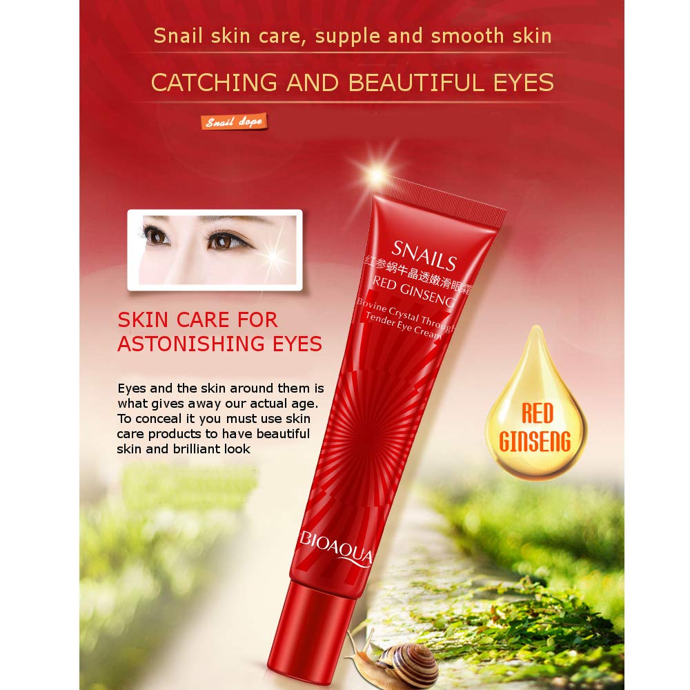 Red Ginseng Snail Crystal Clear Smooth Eye Cream | Eye Care