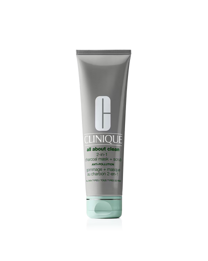 Clinique - All About Clean 2-in-1 Charcoal Mask + Scrub