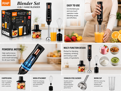 Raf - 4-in-1 Blender Set